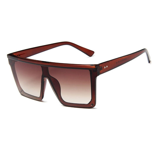 Lunettes de soleil classiques à miroir carré