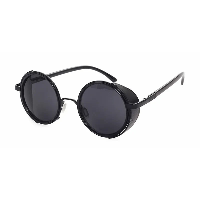 Lunettes de soleil rondes teintées rétro