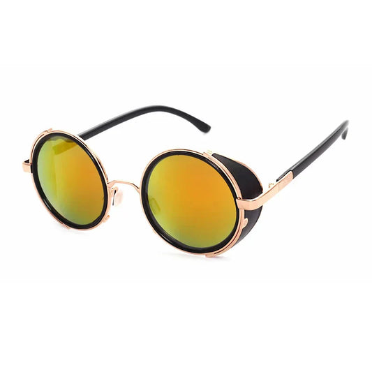 Lunettes de soleil rondes teintées rétro