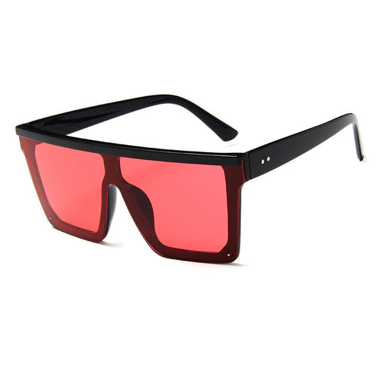 Lunettes de soleil classiques à miroir carré