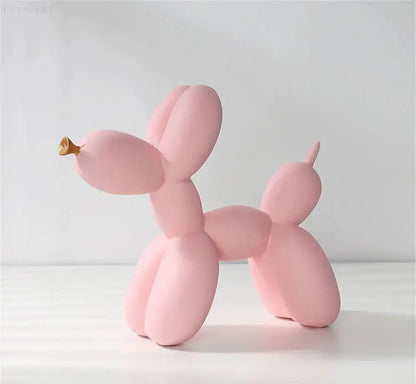 Haku Chien en Ballon - Statue moderne décorative pour la maison ou le bureau