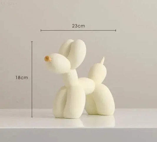 Haku Chien en Ballon - Statue moderne décorative pour la maison ou le bureau
