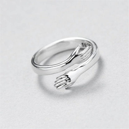 Bague en Argent Étreinte