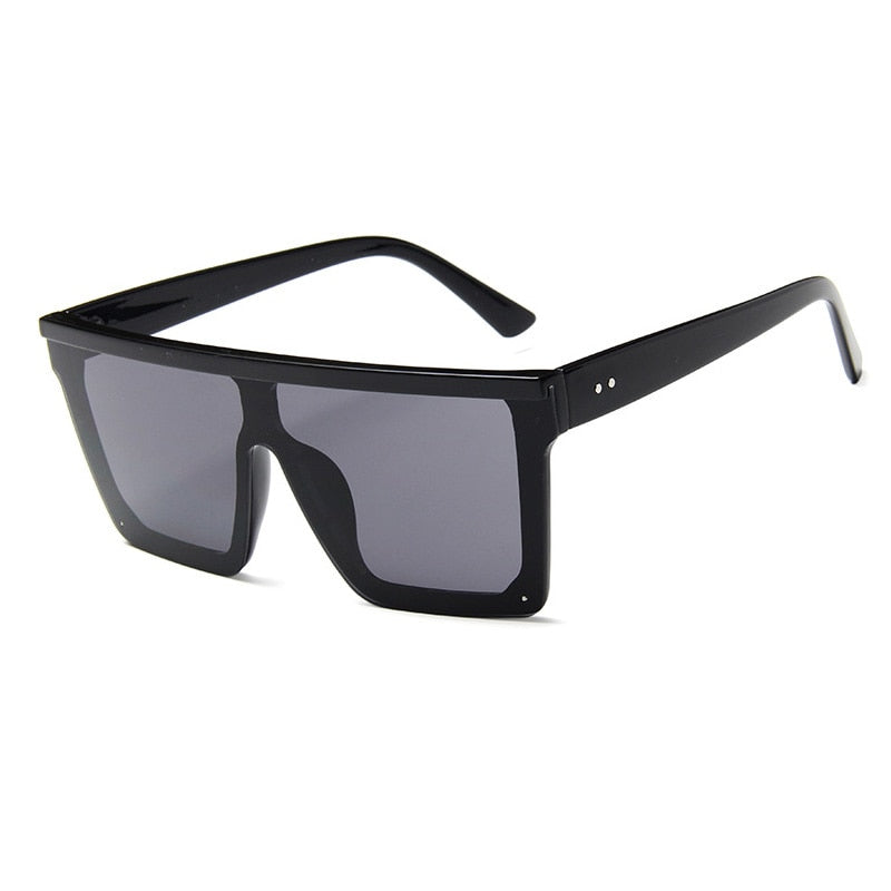 Lunettes de soleil classiques à miroir carré