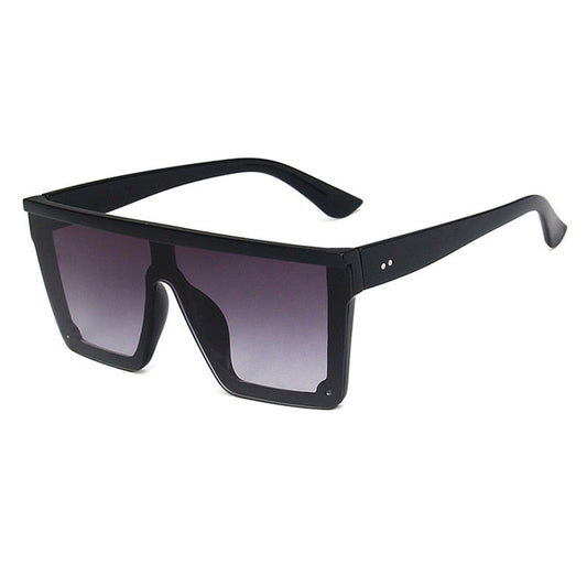 Lunettes de soleil classiques à miroir carré