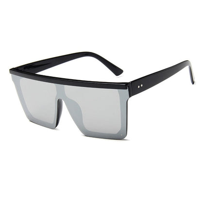 Lunettes de soleil classiques à miroir carré