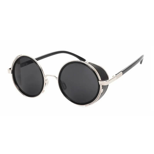 Lunettes de soleil rondes teintées rétro