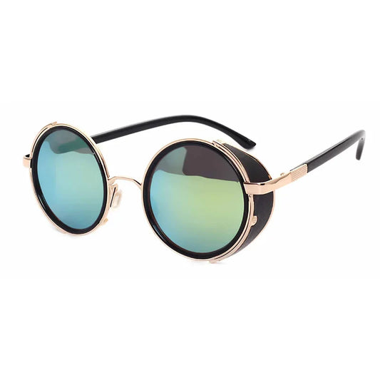 Lunettes de soleil rondes teintées rétro