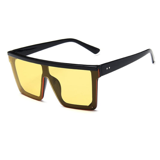 Lunettes de soleil classiques à miroir carré