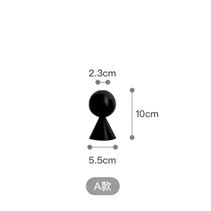 Ensemble minimaliste de bougeoirs nordiques – Accessoire élégant pour le salon et la chambre