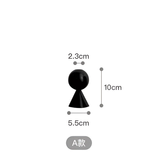 Ensemble minimaliste de bougeoirs nordiques – Accessoire élégant pour le salon et la chambre