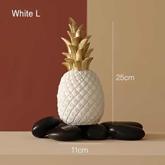 Objet décoratif ananas Nordic en résine – Décoration moderne inspirée des tropiques