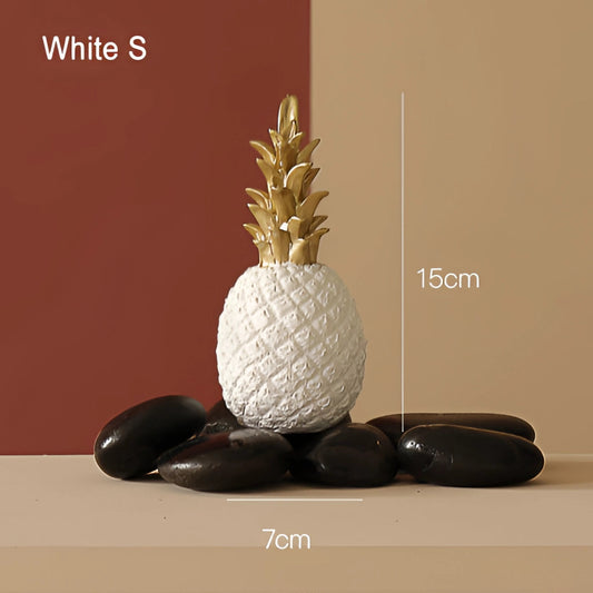 Objet décoratif ananas Nordic en résine – Décoration moderne inspirée des tropiques