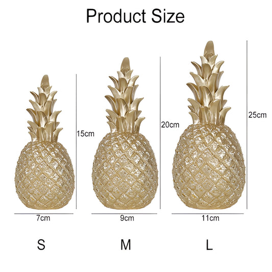 Objet décoratif ananas Nordic en résine – Décoration moderne inspirée des tropiques