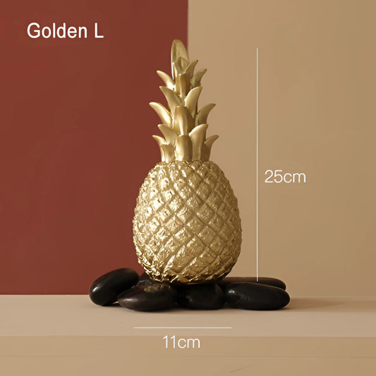 Objet décoratif ananas Nordic en résine – Décoration moderne inspirée des tropiques