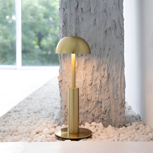 Lampe de table sans fil rechargeable – Design sculptural unique, variateur à 3 niveaux, LED pour salon ou chambre