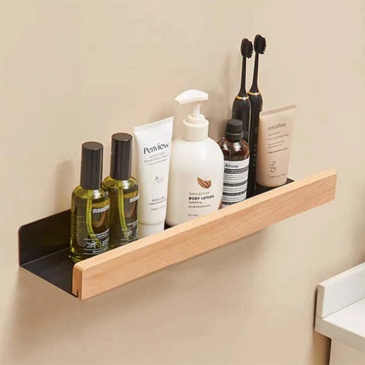 Étagère de salle de bain robuste en aluminium – étagère murale gain de place