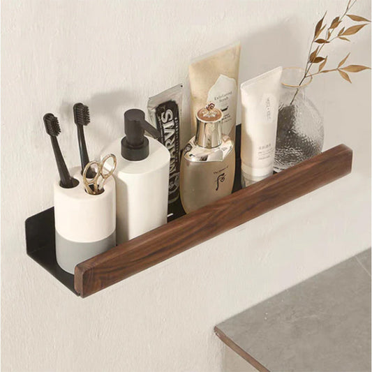 Étagère de salle de bain robuste en aluminium – étagère murale gain de place