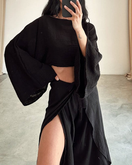 Élise - Ensemble élégant de haut et de pantalon