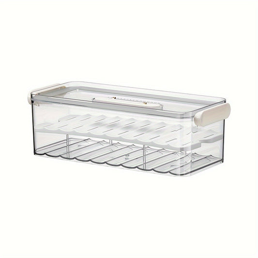 Boîte de rangement pour réfrigérateur en plastique alimentaire – Aliments frais avec options à couche simple et double