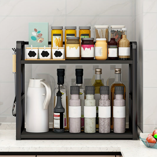 Organisateur de Cuisine Lotte en Acier Inoxydable – Solution de Rangement Efficiente pour Épices