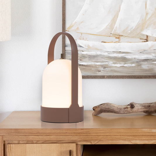 Lampe de Table Rechargeable Lotus – Élégante Lampe de Table Sans Fil avec Dimmer Tactile et Charge USB-C