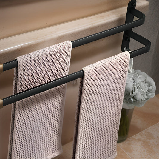 LuxeRack Porte-serviettes mural – La solution gain de place pour un ordre dans la salle de bain