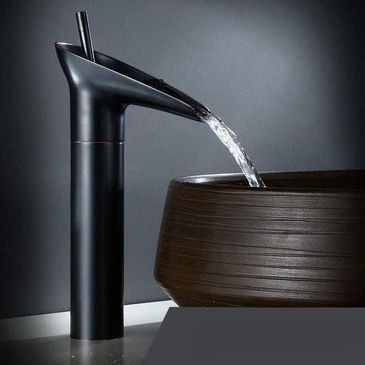 Robinet en laiton antique luxueux – Mélangeur élégant et durable pour eau chaude et froide