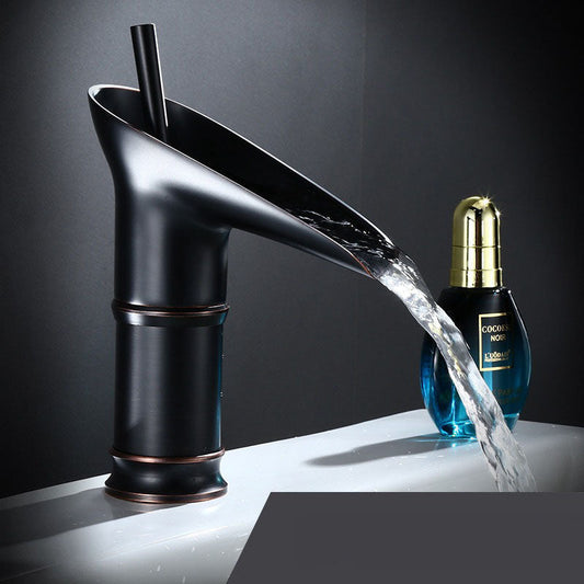 Robinet en laiton antique luxueux – Mélangeur élégant et durable pour eau chaude et froide