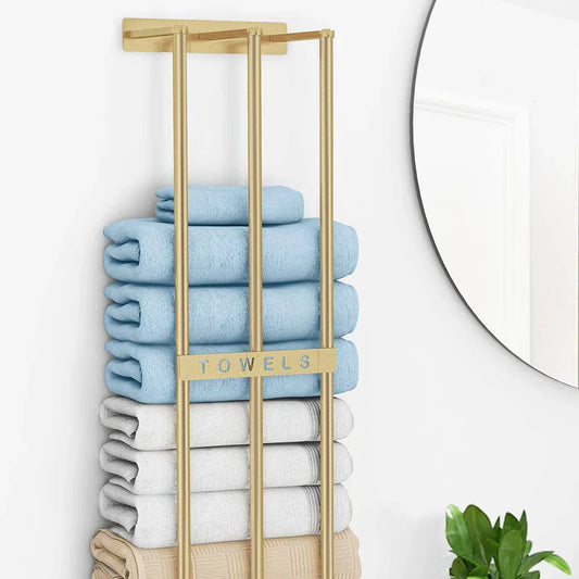 Porte-serviettes Luxueux – Design Économiseur d'Espace pour Salles de Bain Modernes