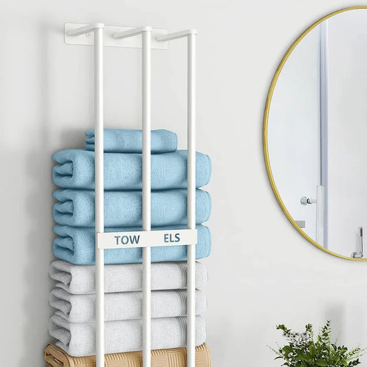 Porte-serviettes Luxueux – Design Économiseur d'Espace pour Salles de Bain Modernes