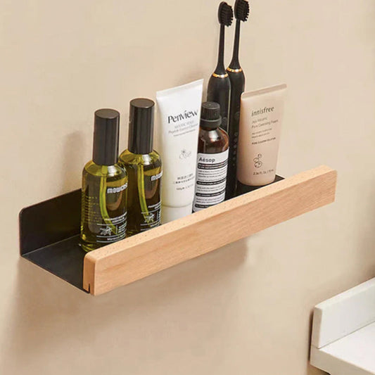 Étagère de salle de bain robuste en aluminium – étagère murale gain de place