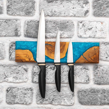 MagniBlock Support Magnétique pour Couteaux – Rangement de Cuisine Élégant et Gain de Place