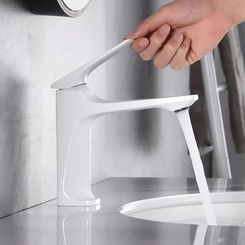 Robinet de Salle de Bain Moderne – Métal Durable avec Surface Résistante aux Rayures