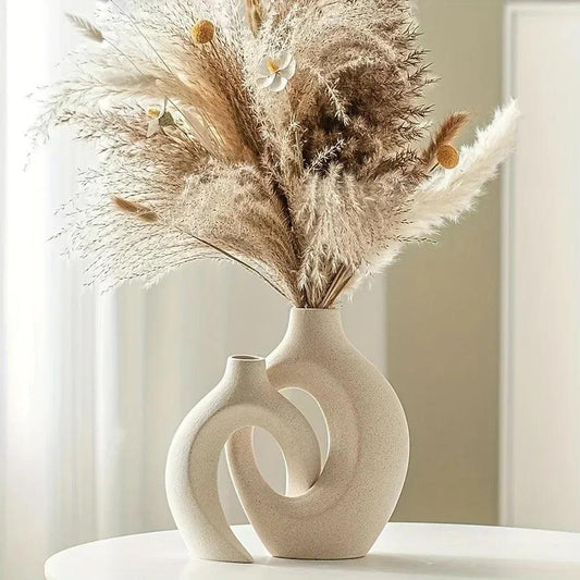 Ensemble de vases en céramique moderne – Décoration élégante pour intérieurs contemporains