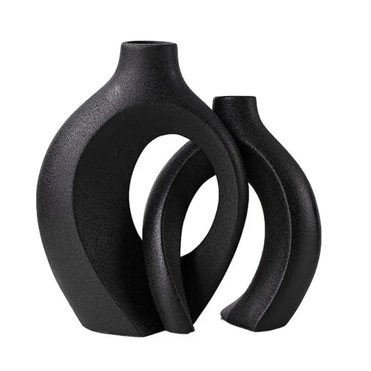 Ensemble de vases en céramique moderne – Décoration élégante pour intérieurs contemporains
