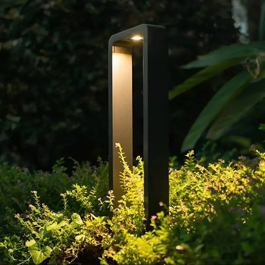 Lampe de jardin LED moderne - Design en aluminium élégant, durable, éclairage extérieur 15W