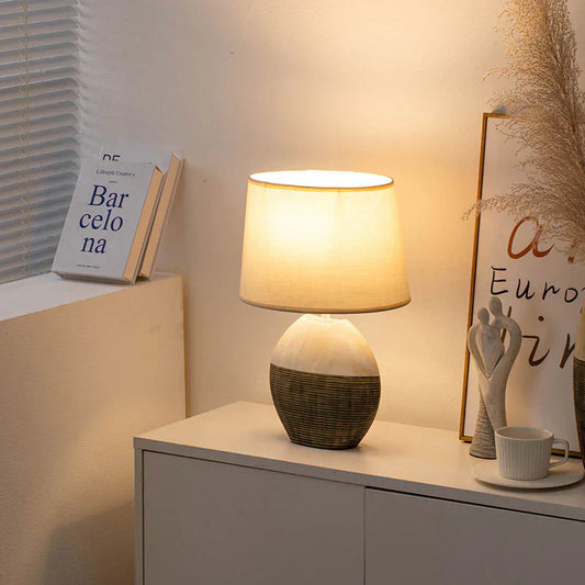 Lampe de Table Scandi Moderne – Lumière Ambiante Apaisante, Batterie Rechargeable