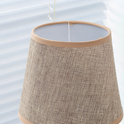Lampe de bureau moderne avec abat-jour en tissu – Lumière LED pour chambre à coucher, bureau ou salon