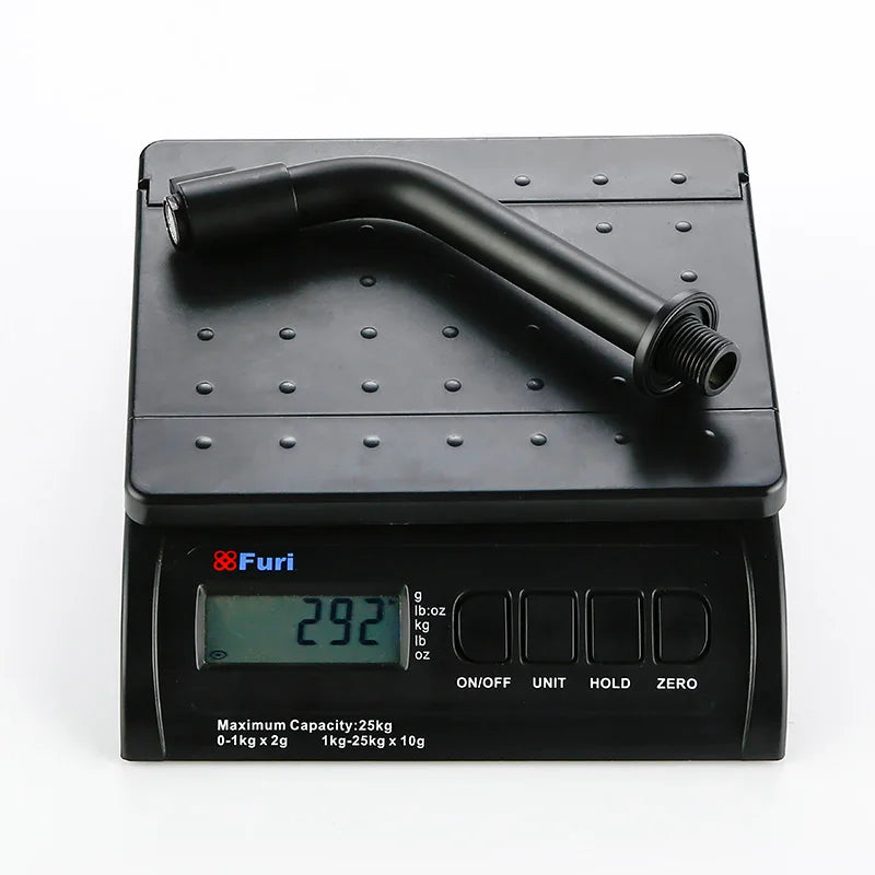 Robinet mural moderne en noir mat – Robinet intemporel en laiton pour eau froide
