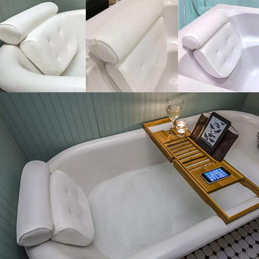 Coussin de Bain NeckCush – Confort Premium et Support de Cou – Design Sèche Rapidement & Hygiénique