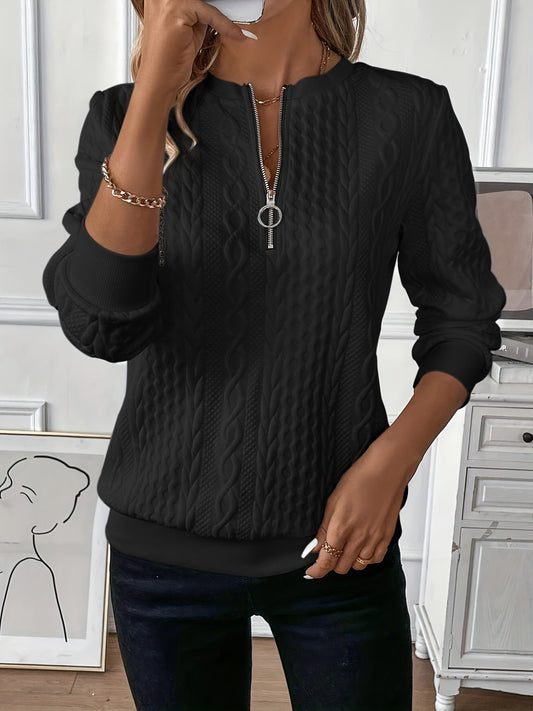 Sweat à fermeture éclair pour femmes