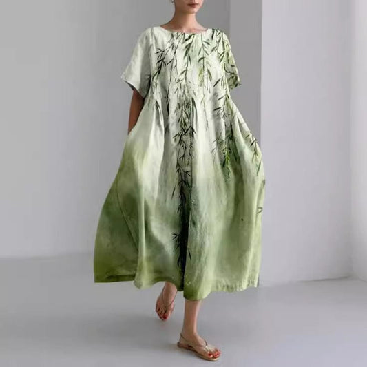 Robe Élégante à Motifs Floraux – Femme – Madeleine