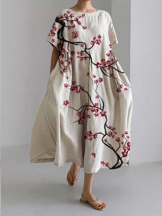 Robe Élégante à Motifs Floraux – Femme – Madeleine