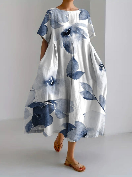 Robe Élégante à Motifs Floraux – Femme – Madeleine