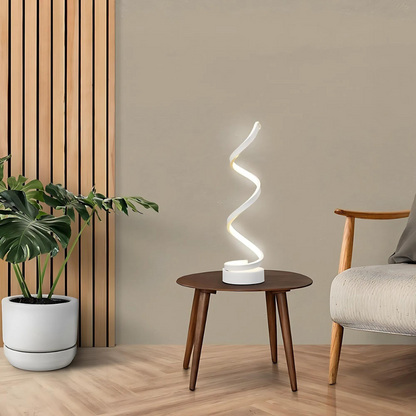 Lampe LED Spirale - Luminosité Réglable et Design Élégant 3000K