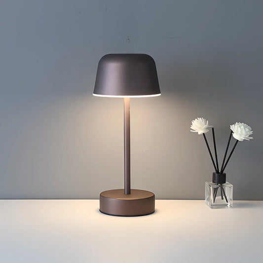 Prisma Pulse Flare Lampe de Table LED Sans Fil – Portable, Rechargeable avec Luminosité Réglable, Design Moderne en Métal