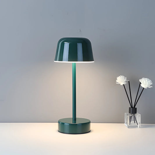 Prisma Pulse Flare Lampe de Table LED Sans Fil – Portable, Rechargeable avec Luminosité Réglable, Design Moderne en Métal