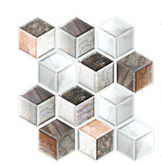 QuickStick 3D Carreaux Autocollants – Solution de rénovation murale simple et élégante
