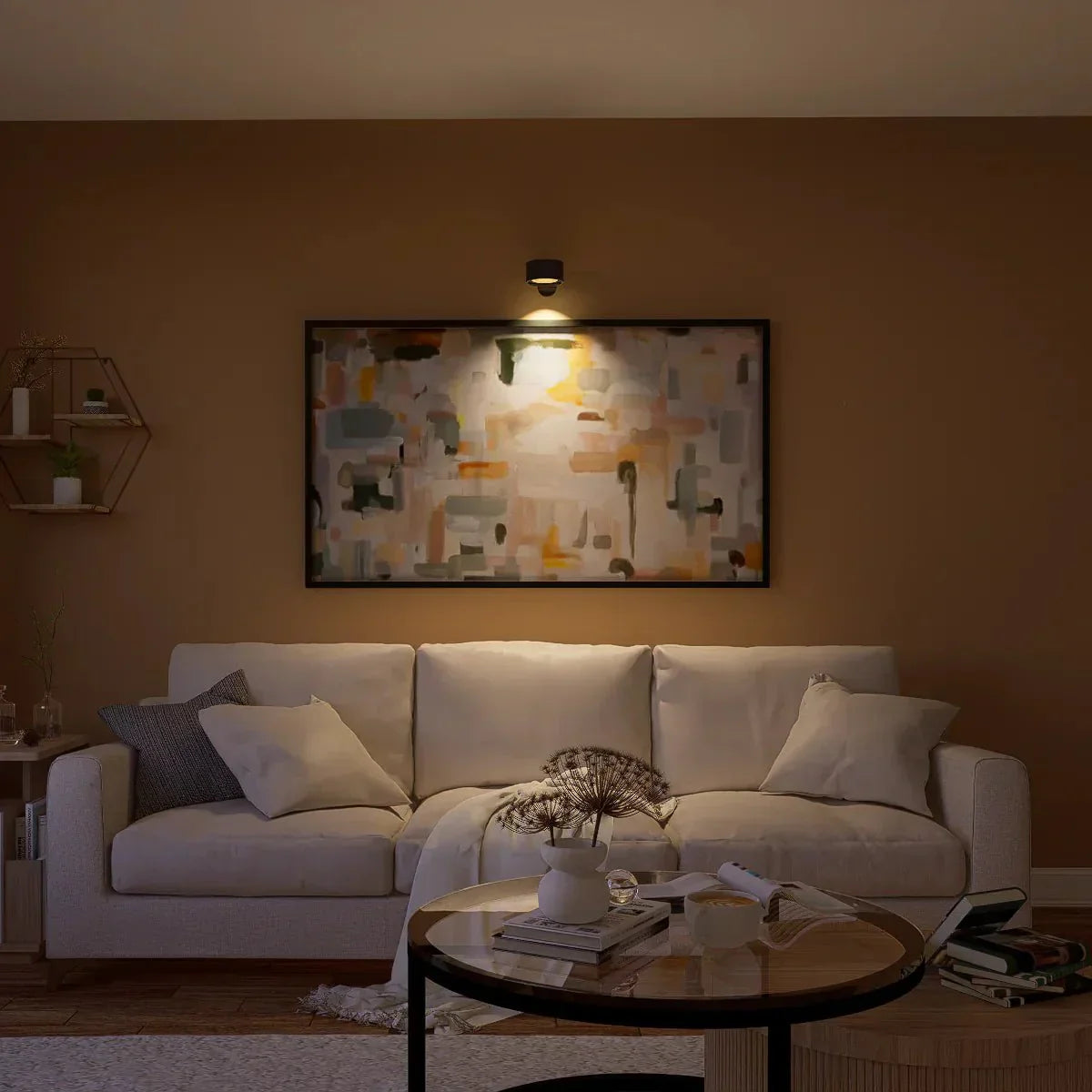 Applique murale sans fil rotative – solution d'éclairage rechargeable et dimmable
